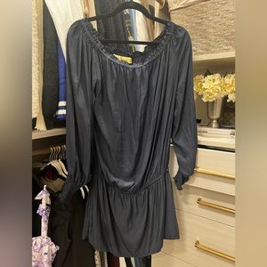 Ramy Brook Smocked Long Sleeve Dress